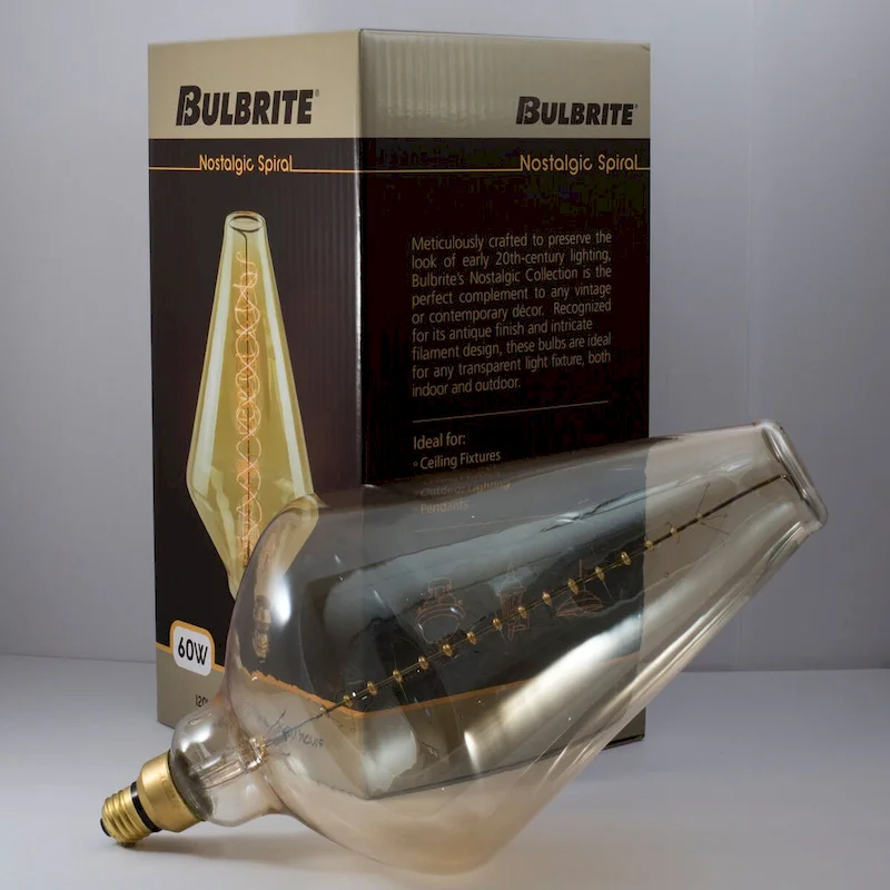 Bulbrite 60 Watt Dimmable Grand Nostalgic Medium (E26) Incandescent Bulb