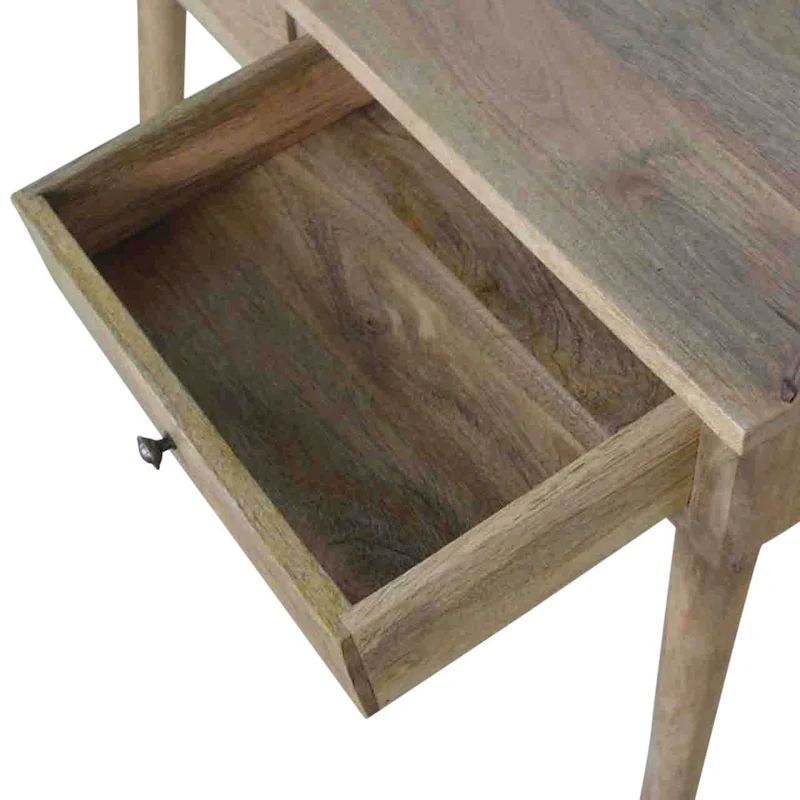 Oak 2-Drawer Hallway Console Table