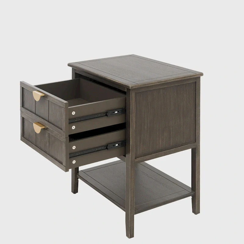 2 Drawer Side table