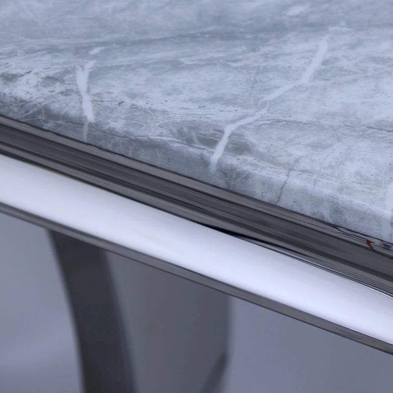 50 inch Rectangle Console Table with Circle Base