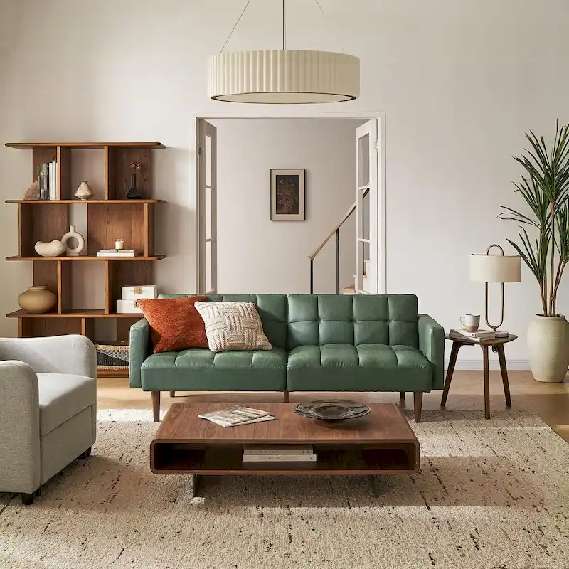 Mopio Aaron Futon Convertible Sofa Sleeper Futon