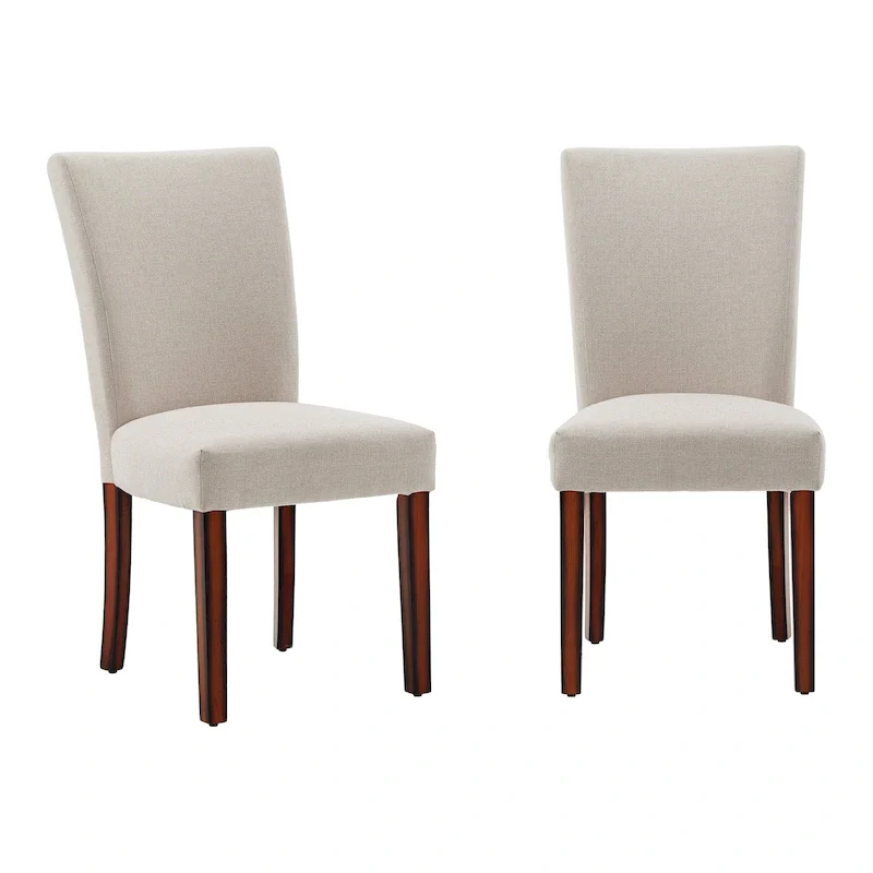 Upholstered Parson Dining Chairs (Set of 2)