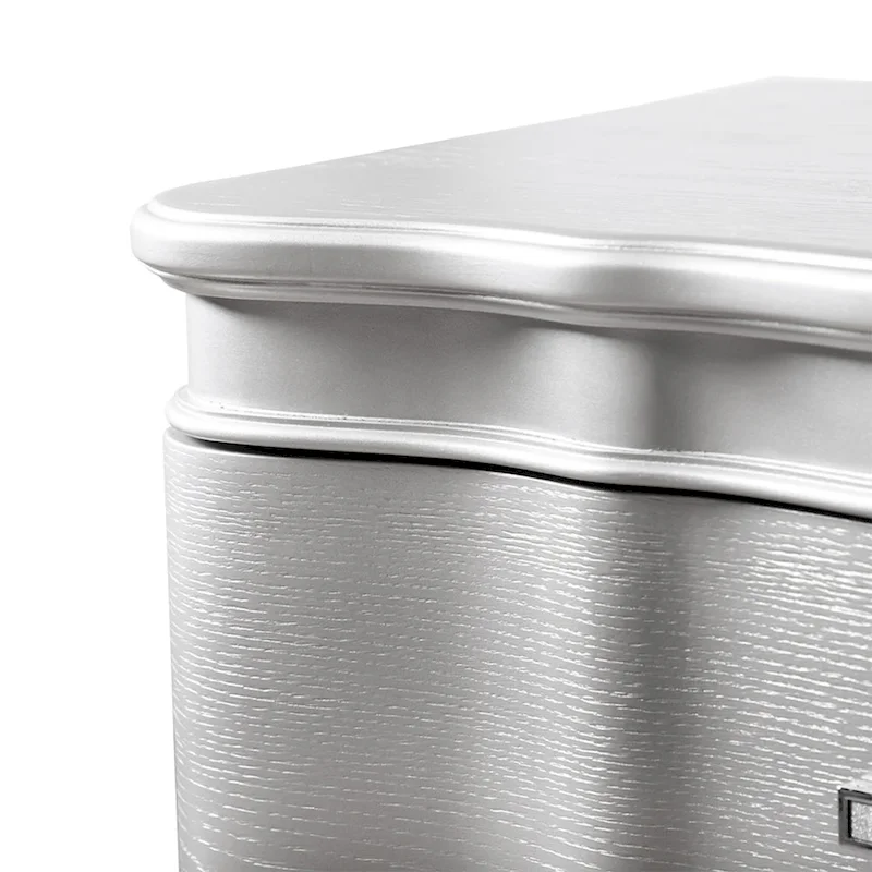 Furniture of America Seabliss Glam Solid Wood 3-Drawer Nightstand