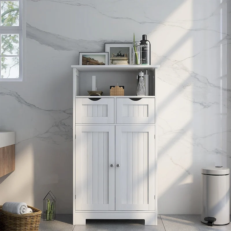 Freestanding Bathroom Floor Cabinet, Storage Cabinet