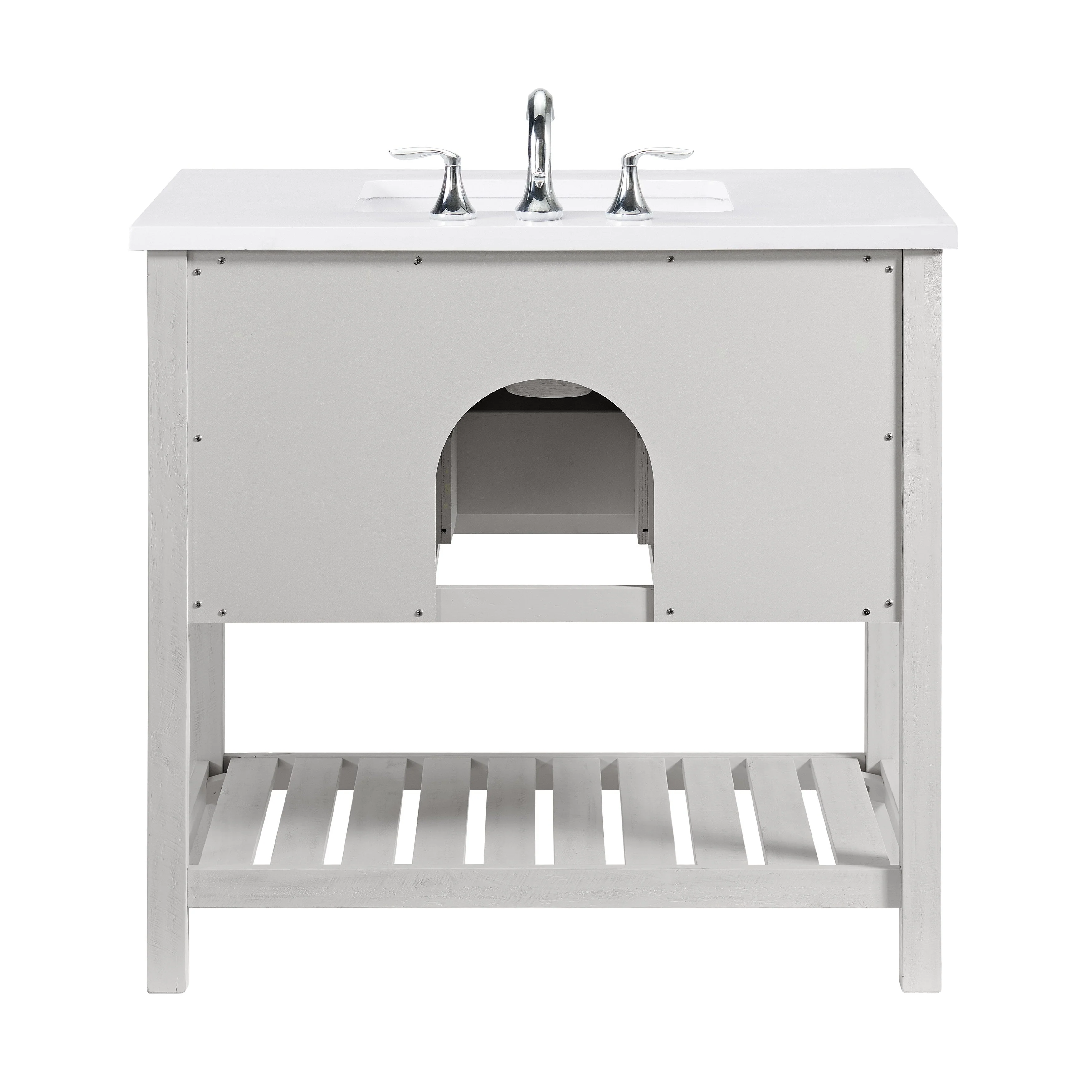 Monterey 37 Farmhouse Single Bathroom Vanity with Top