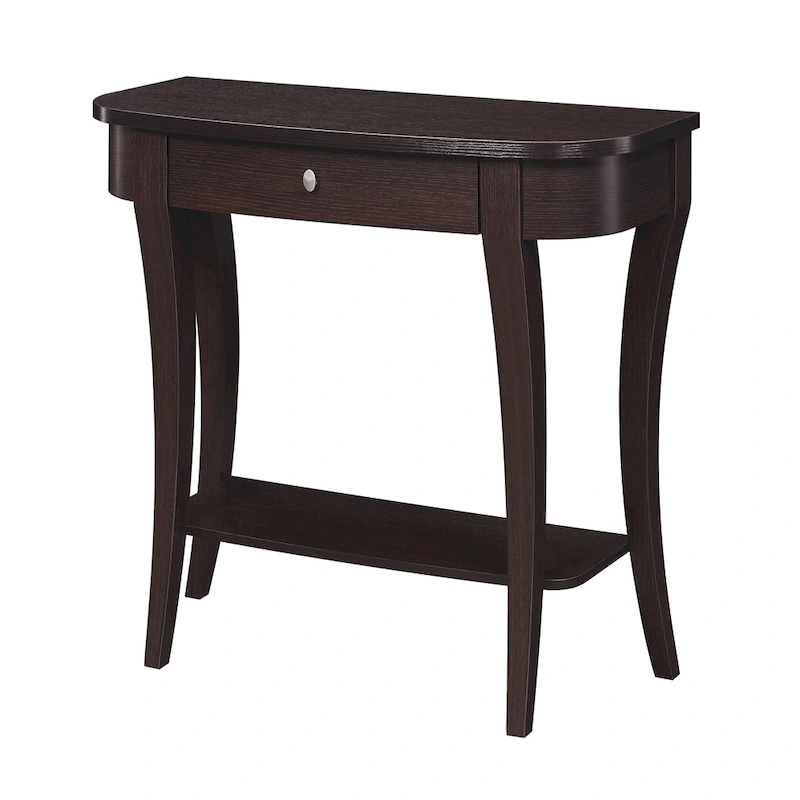 Convenience Concepts Newport 1 Drawer Console Table with Shelf