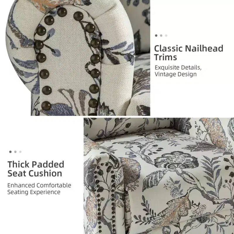 Helmut Manual Swivel Glider Recliner|HULALA HOME