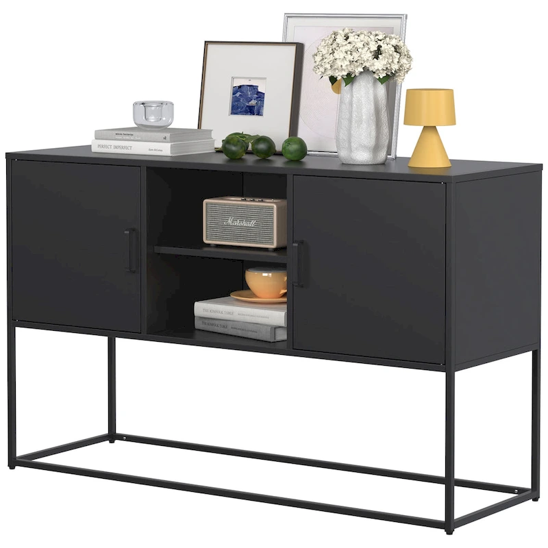 Metal Sideboard Cabinet with Adjustable feet