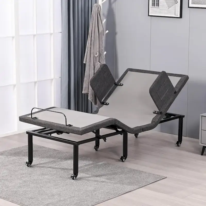 Adjustable Bed with Wireless Remote, Hospital Bed Base with/without Mattress