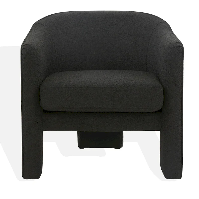 SAFAVIEH Couture Evchen Velvet Accent Chair - 30 W x 28 L x 30 H - 30Wx28Dx30H