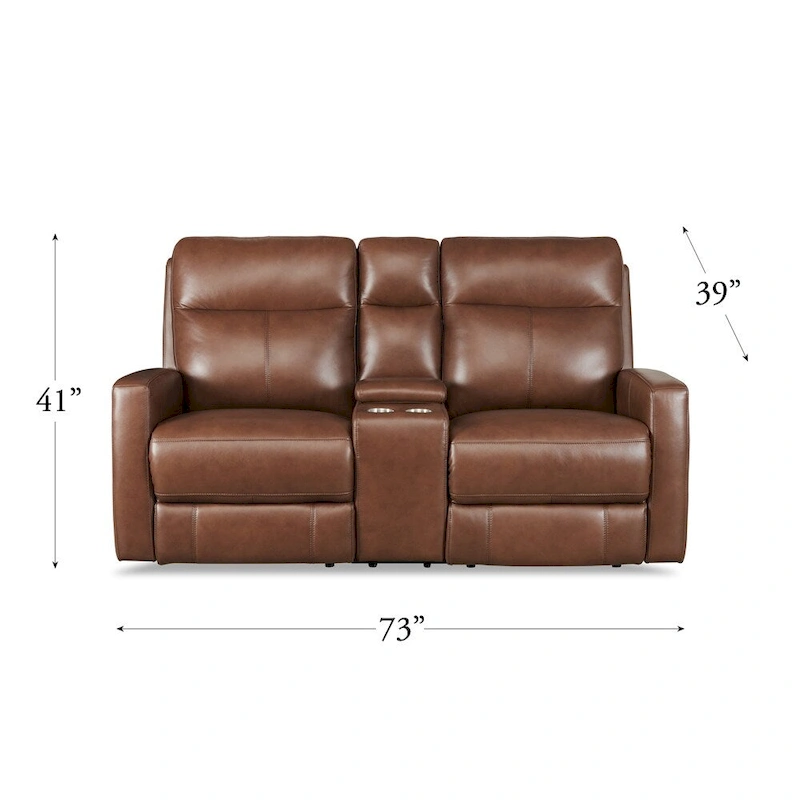 Hydeline Vienna Zero Gravity Power Recline and Headrest Top Grain Leather Sofa and Loveseat - Sofa, Loveseat