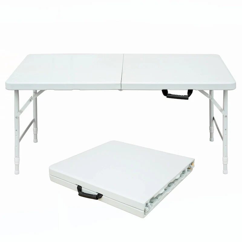 4ft Foldable Table for Camping White