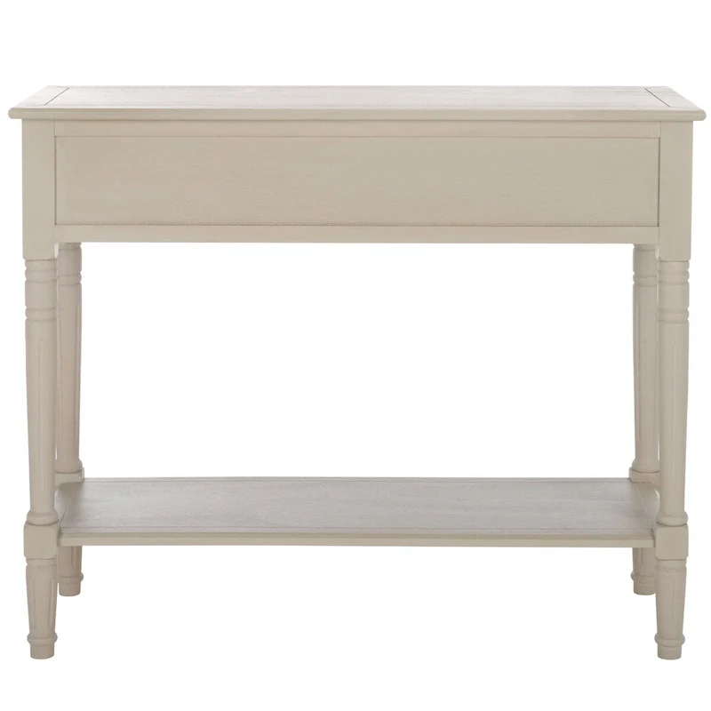Grey 2-Drawer Console Table - 35.8 x 13.8 x 29.5 - 36Wx14Dx30H
