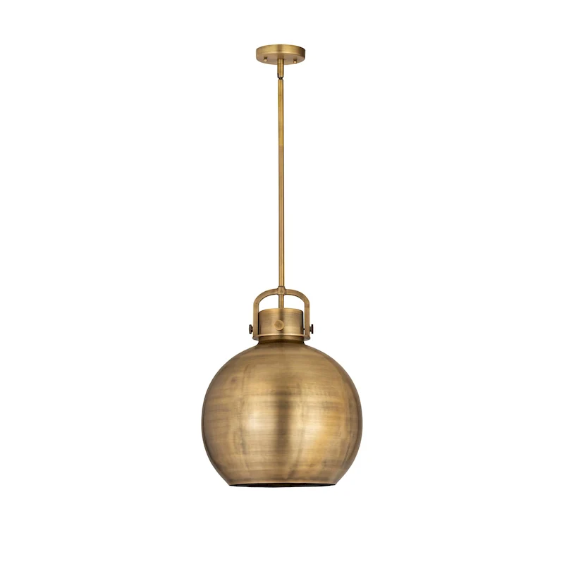 Innovations Lighting Newton Metal Sphere - 1 Light 14  Stem Hung Pendant