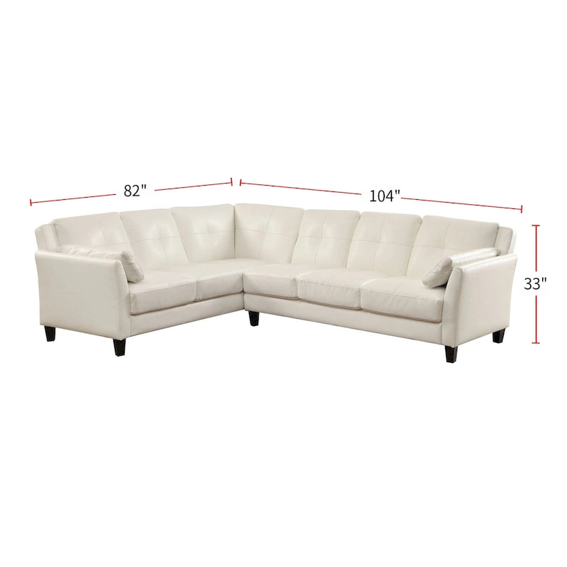 Leatherette Modular Plush Sectional Sofa