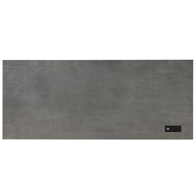 Foli Transitional 47-inch Wood 2-Drawer Desk with USBs and Power Outlets by Furniture of America