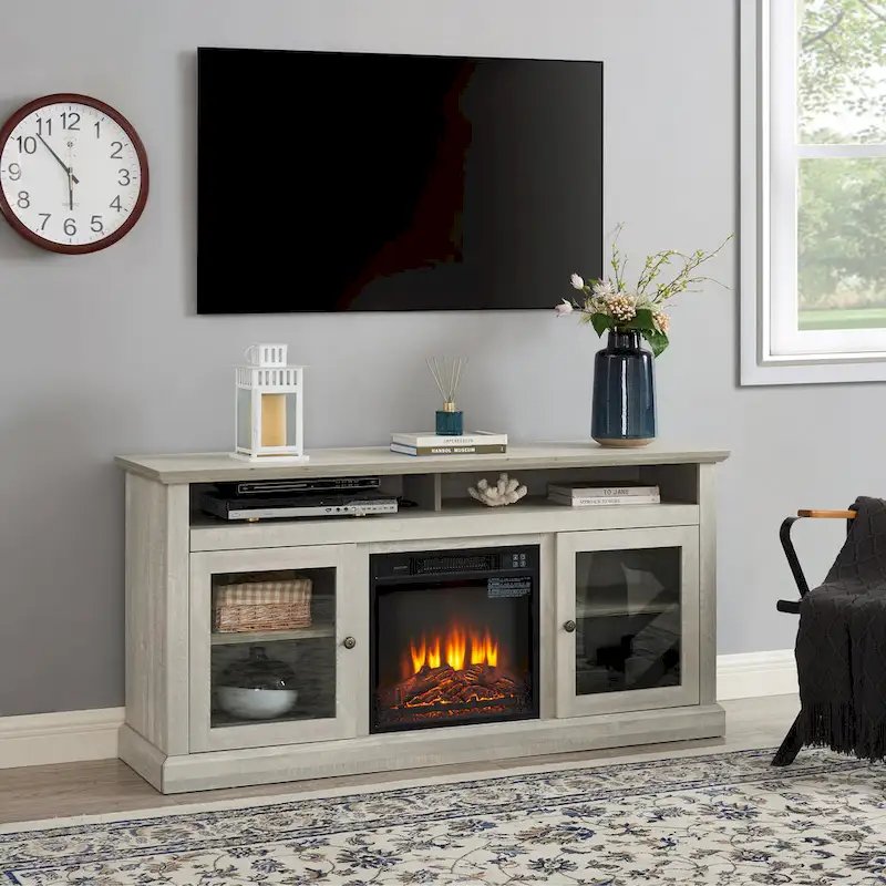 TV Stand With Insert 18  Fireplace