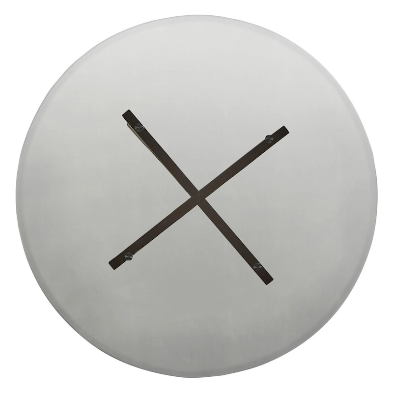 Sheeba Round Mid-Century Modern Walnut Base Dining Table by iNSPIRE Q Modern