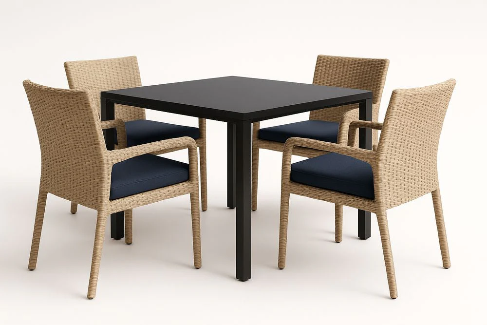 Table - Beige/Noir/Bleu marine