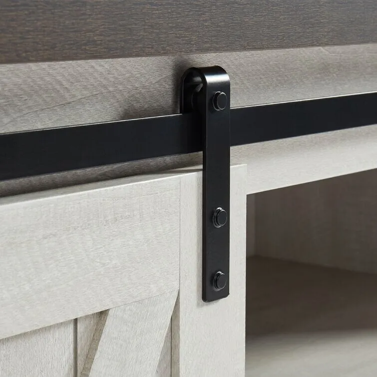 Wood Media Console TV Stand Entertainment Center