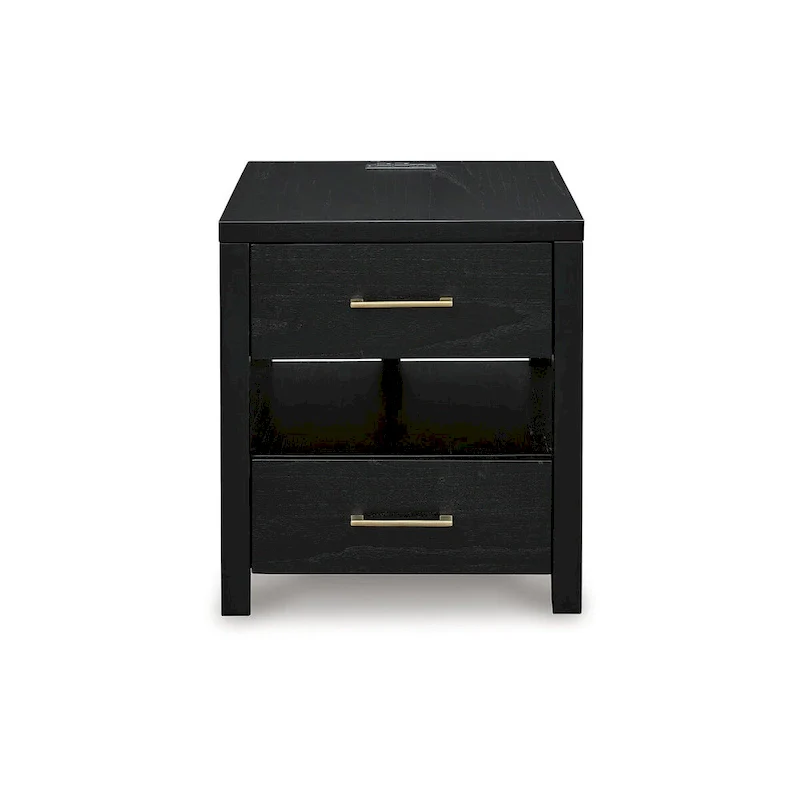 Signature Design by Ashley Winbardi Black End Table - 22W x 24D x 24H