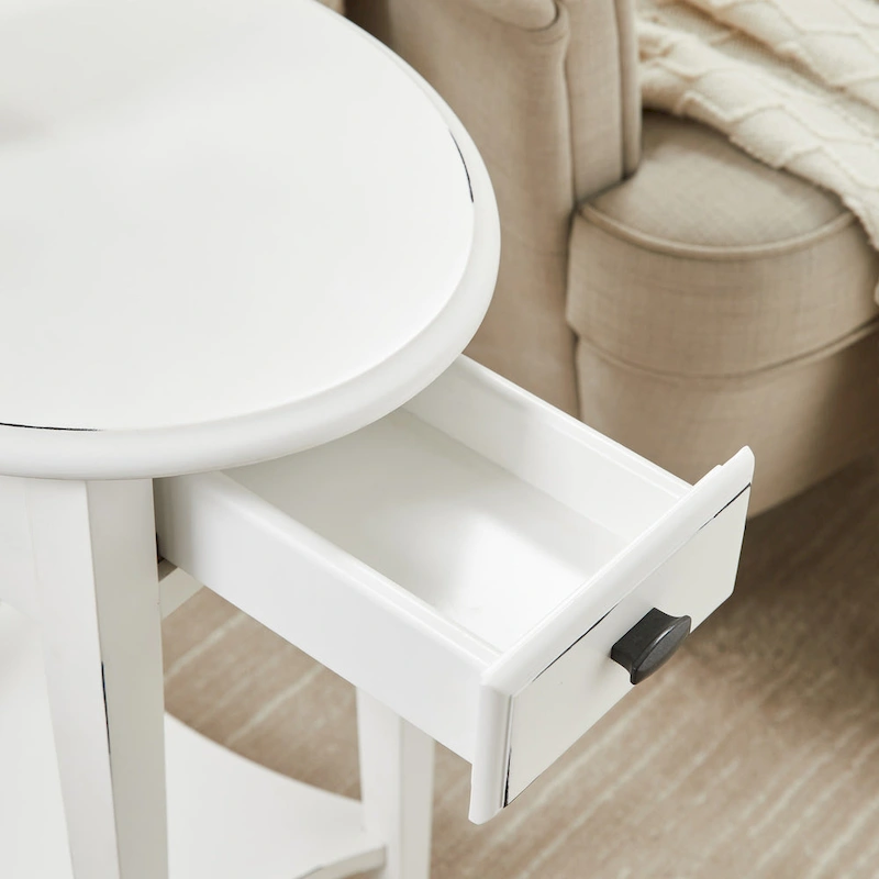 Hardwood Oval Side Table