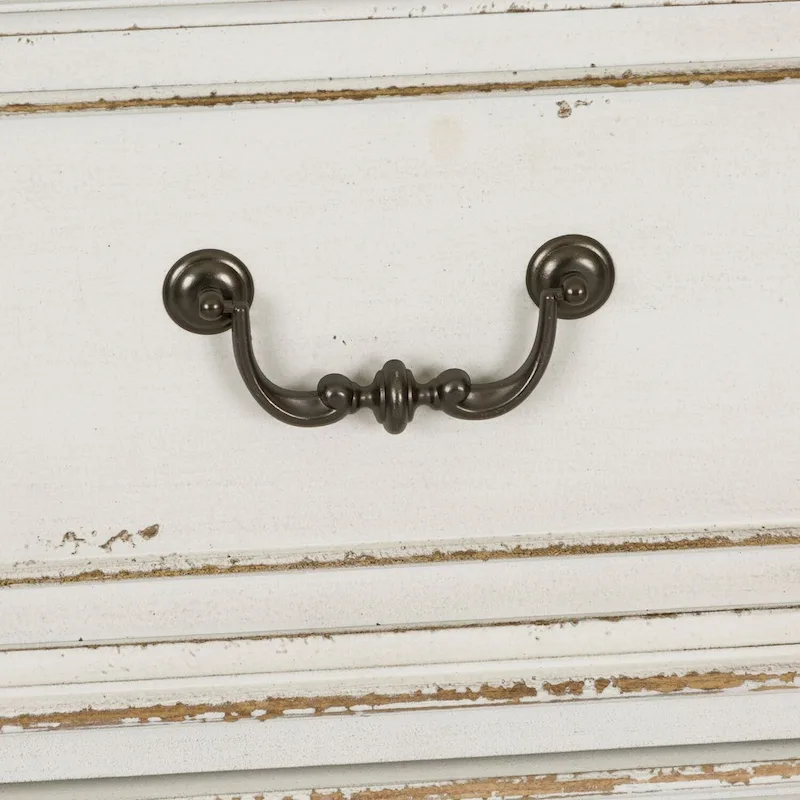 The Gray Barn Abbey Park Weathered Brown & Antique White 7 Drawer Dresser