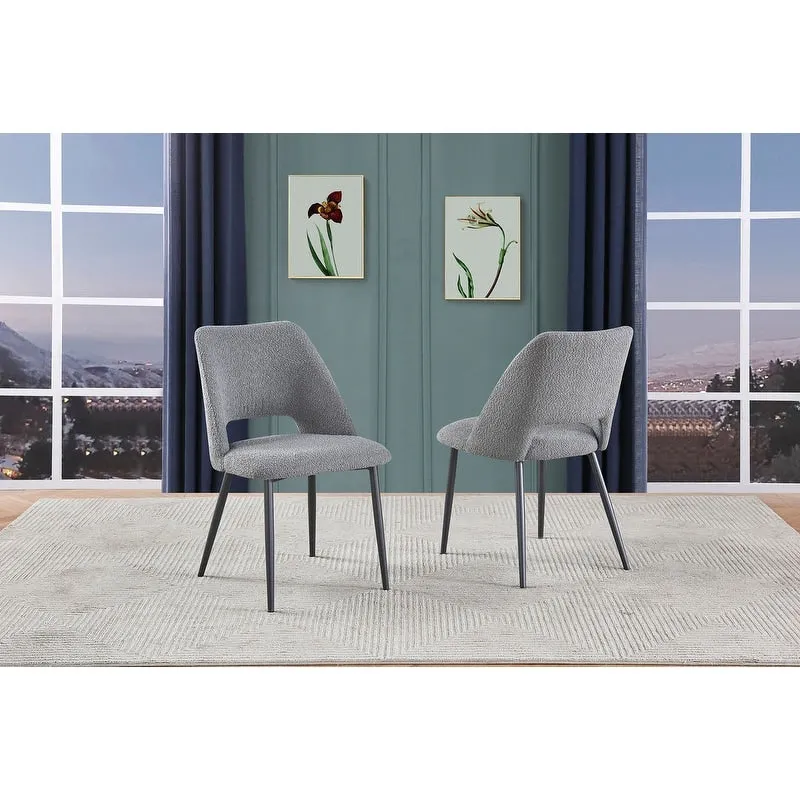 Best Quality Furniture Set of 2 Upholstered Side Chairs