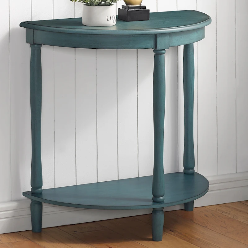 Landree Country 28-inch Wood 1-Shelf Entryway Table by Furniture of America