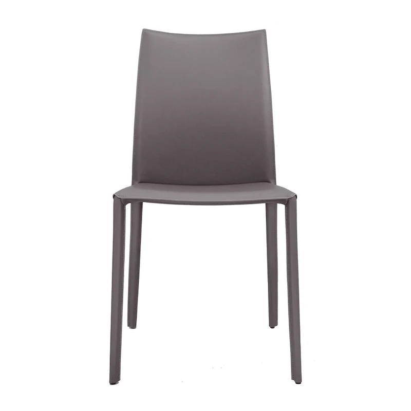 Lynda Mid-Century Modern Bonded Leather Dining Chair