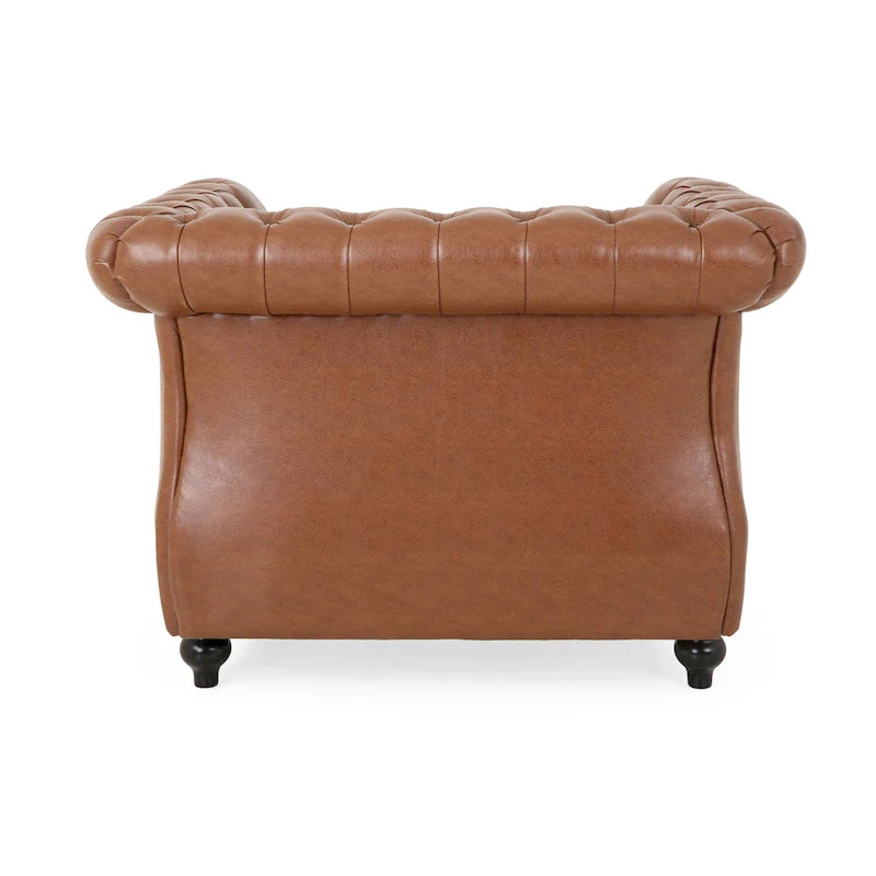 Silverdale Traditional Chesterfield Club Chair by Christopher Knight Home