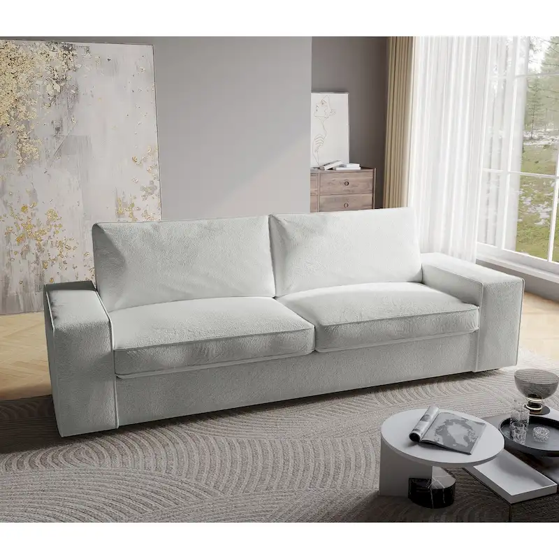 80  Modern Loveseat Couch 3 Seater Sofa