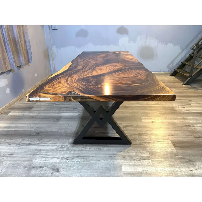 Sundaland 118  Large Slap Live Edge Dining Table