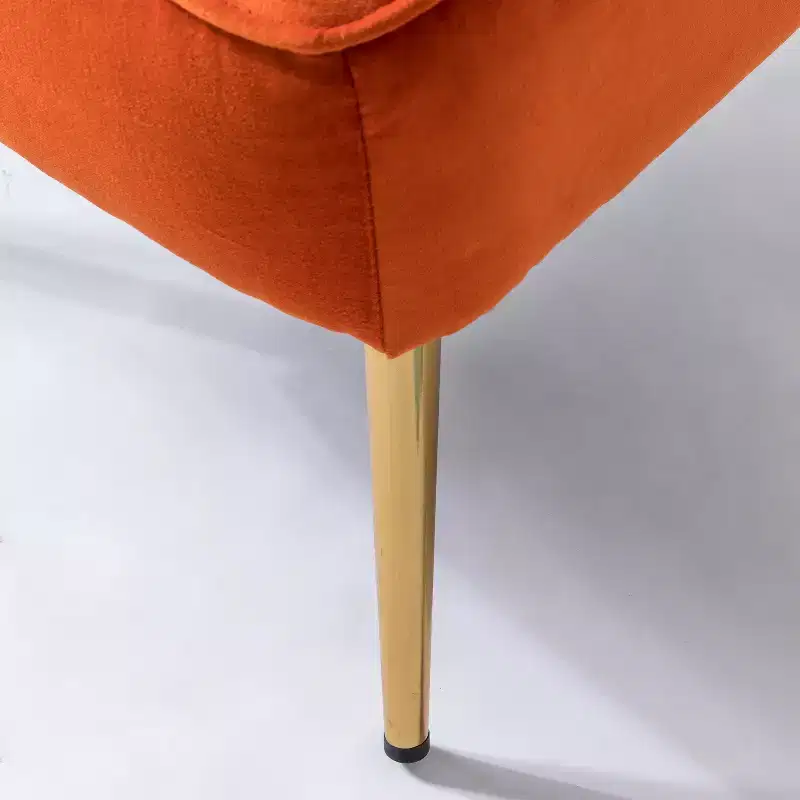 Quentin Velvet Accent Side Chair with Padded Seat Set of 2 | Karat Home