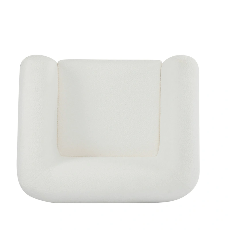 Tina Modern Upholstered Boucle Arm Club Chair by Christopher Knight Home