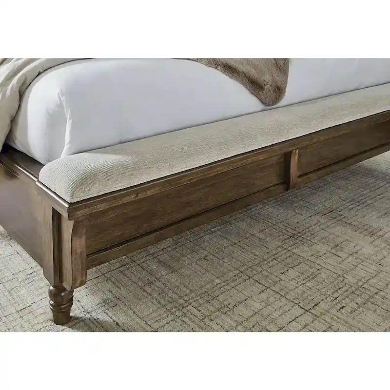 Signature Design by Ashley Sturlayne Brown/Beige Upholstered Panel Bed