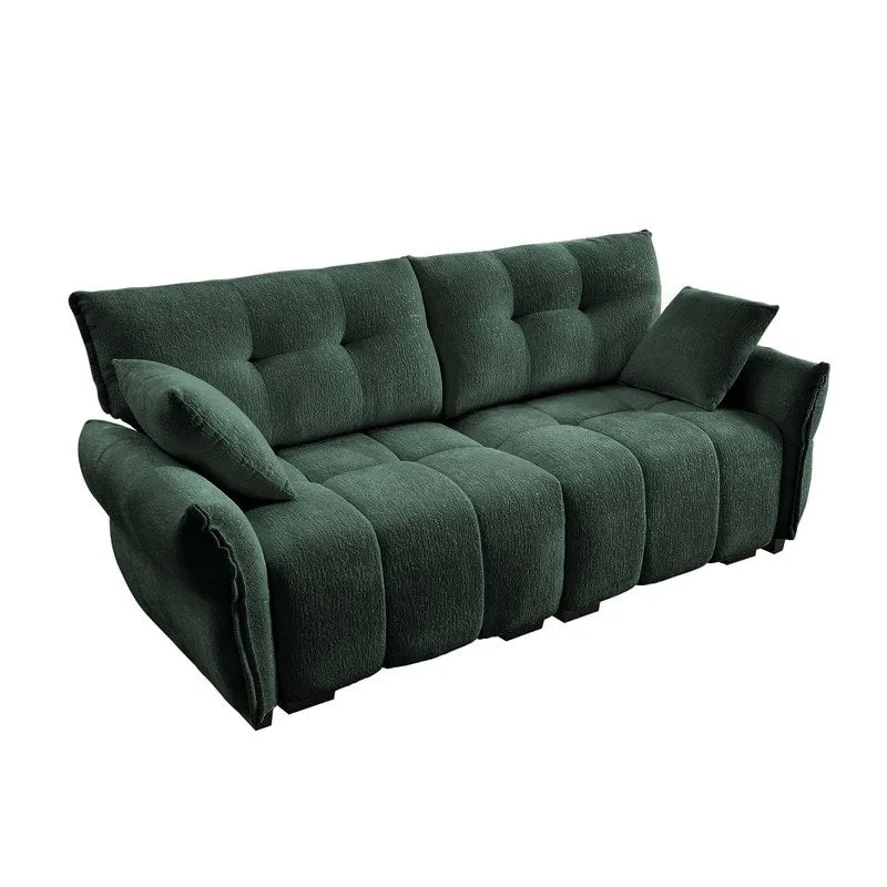 78.7 Chenille Two Seater Upholstered Sofa