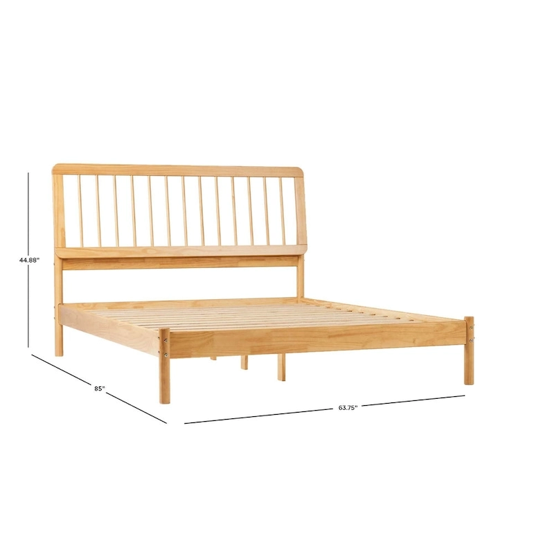 Middlebrook Designs Boho Solid Wood Queen Spindle Bed