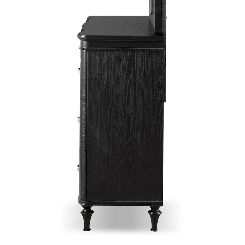 Furniture of America Seabliss Glam Solid Wood 9-Drawer Double Dresser