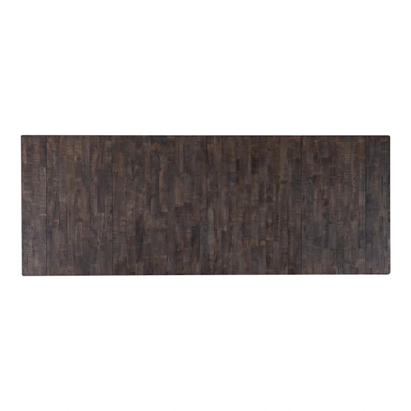 Farmhouse Two Tone White Optional 7 Piece Trestle Table Set