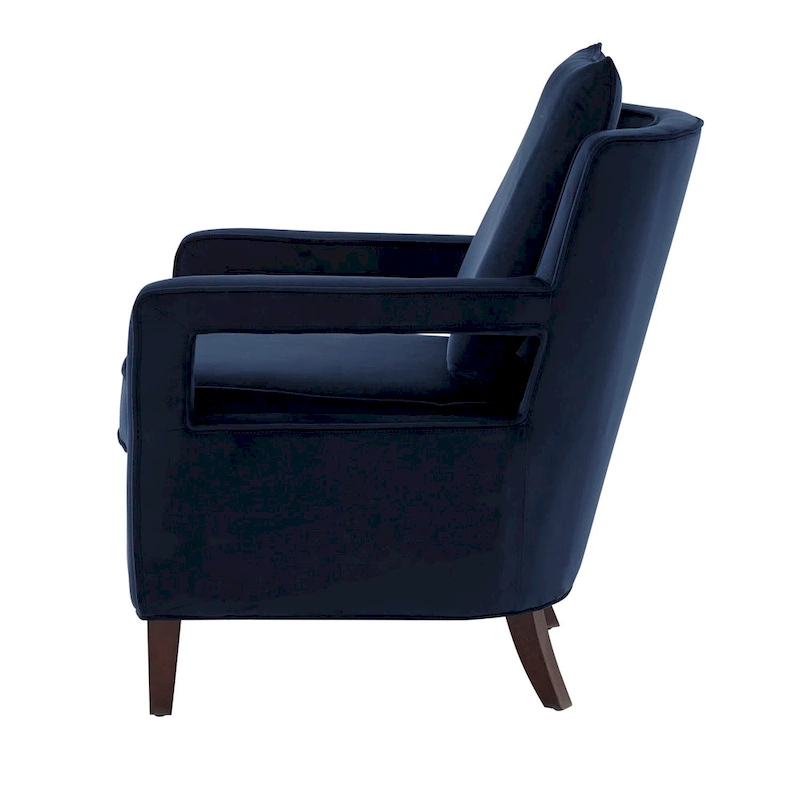 Velvet Accent Arm Chair