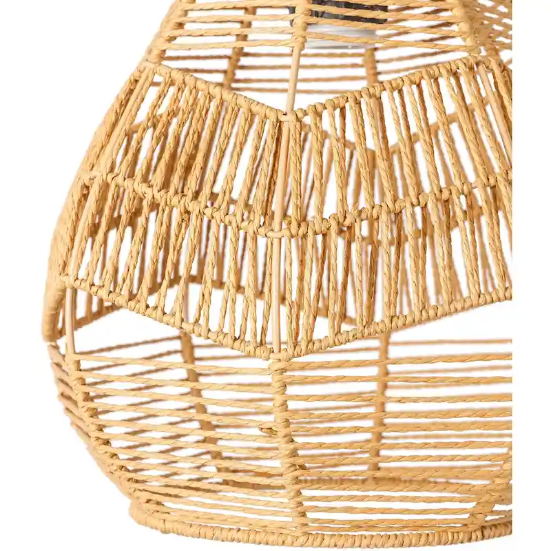 Nosse Woven Rustic Pendant Light - 70 H x 12 W x 12 D