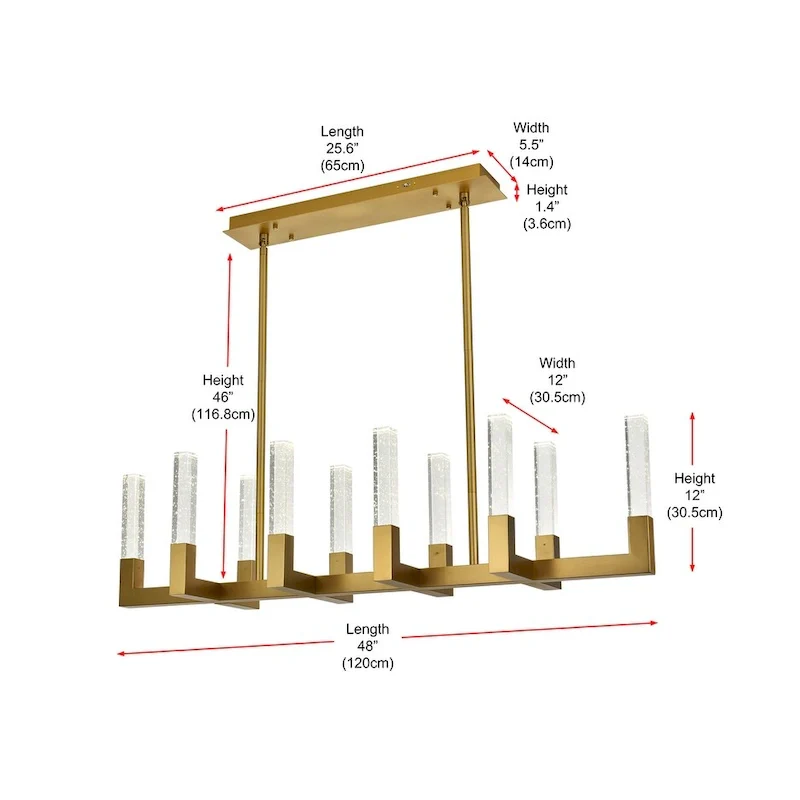 Indigo Home 48 inch Adjustable LED Pendant