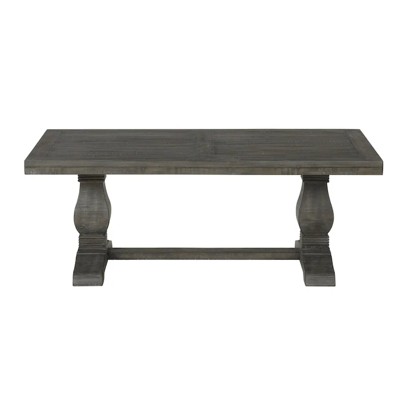 50 Solid Wood Pedestal Coffee Table
