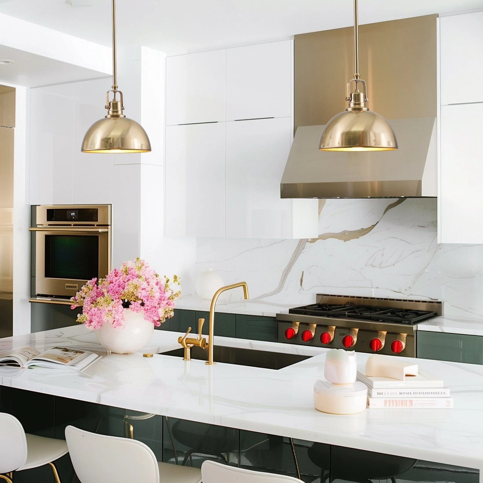 Belle 9 Contemporary Industrial Pendant Light