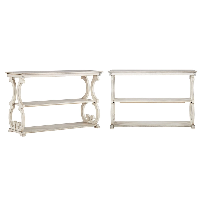 Eldoria Wood Scroll Sofa Table