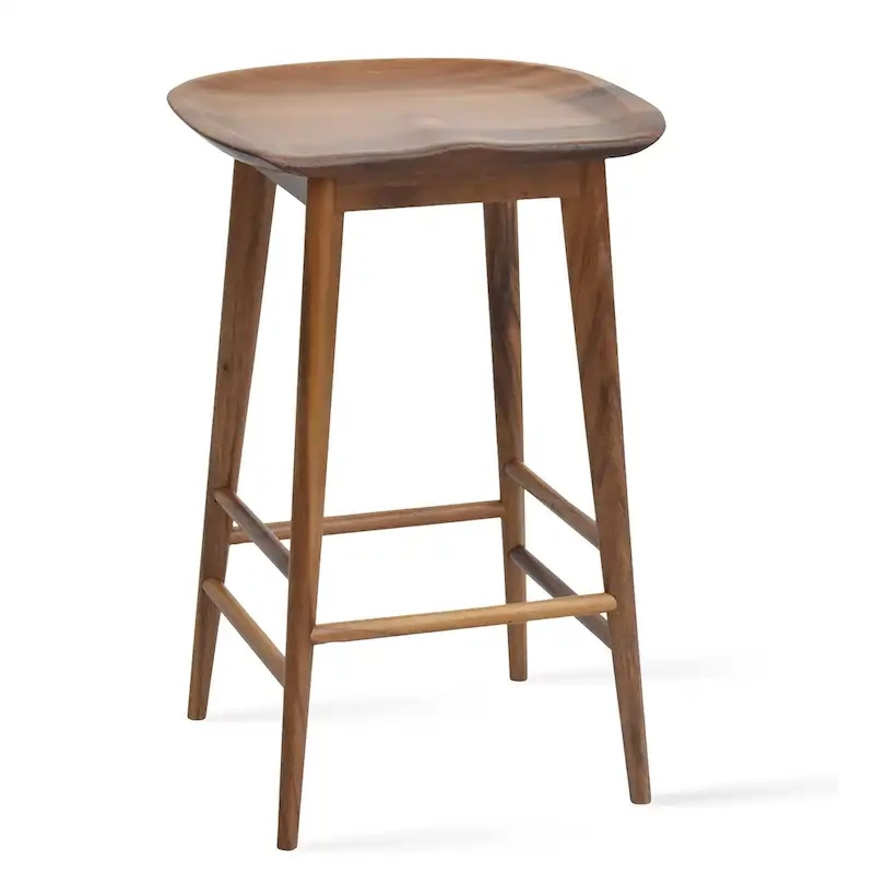 Steve Silver Hendry Backless Solid Acacia Counter Stool - Counter Stool