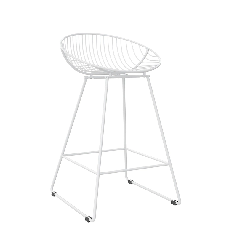 CosmoLiving by Cosmopolitan Ellis 24  Metal Counter Height Bar Stool