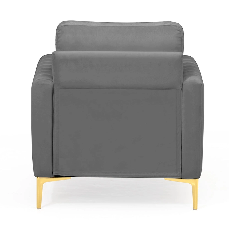 Pellebant Modern Upholstered Accent Armchair Club Chair