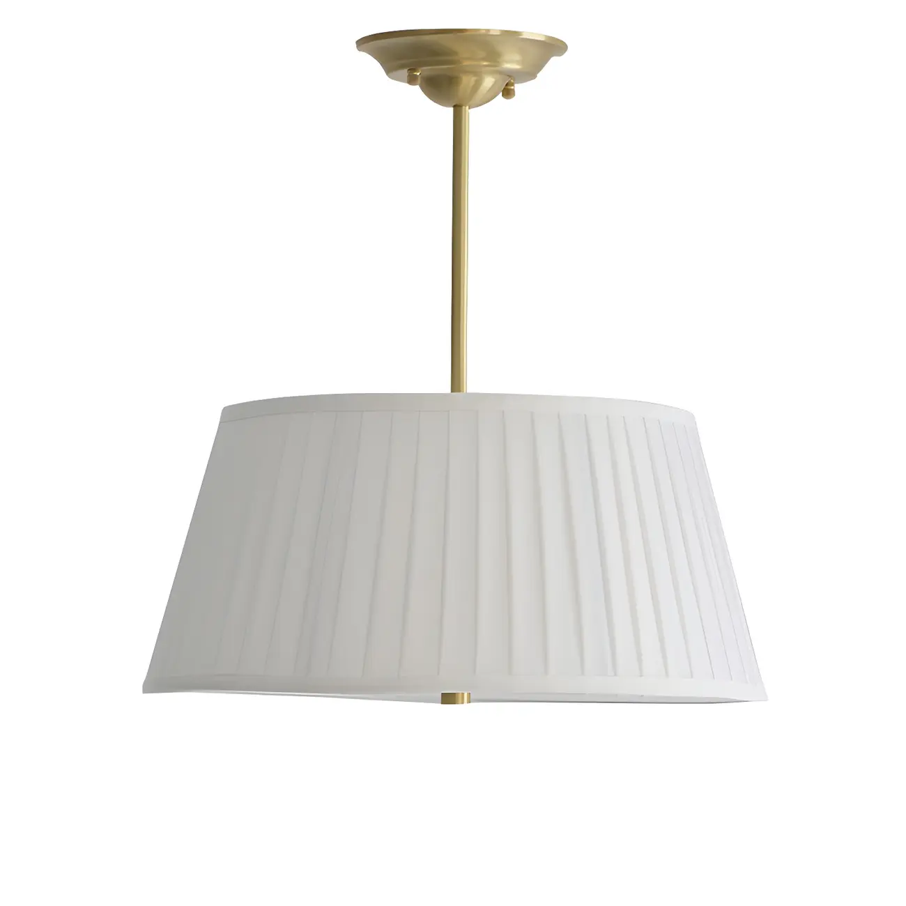 Fixture Minimalist-Style Metal Pleated Lampshade Chandelier